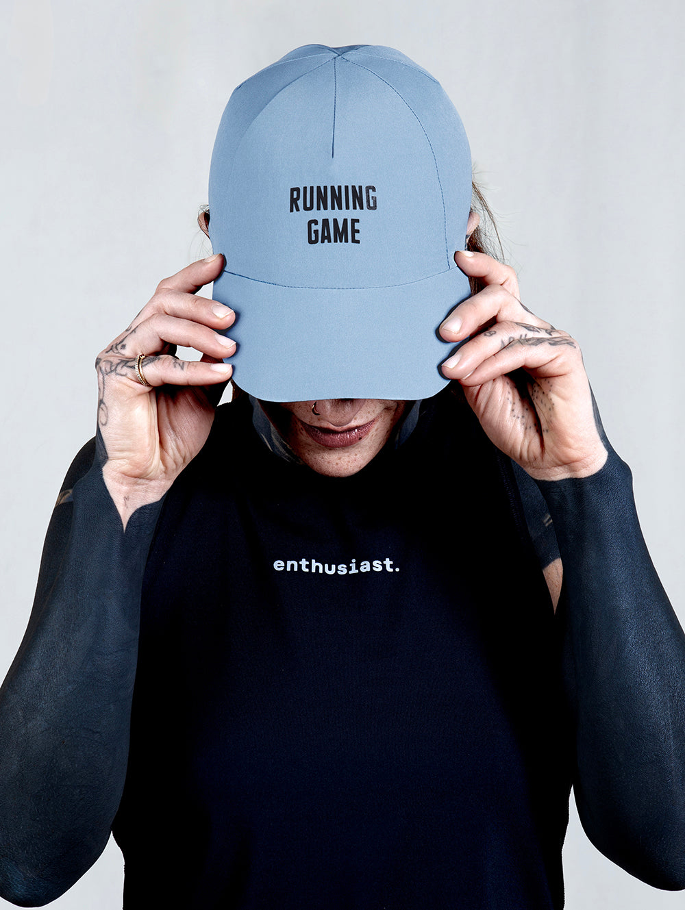 Overcloud Cap RUNNING GAME BLUE - Enthst.com