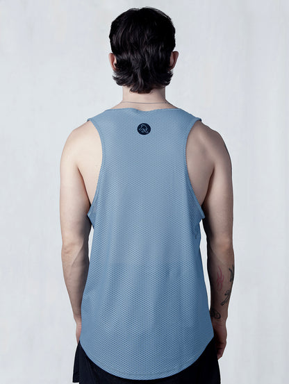 AirCore Race Singlet BLUE IS COOLER MAN - Enthst.com