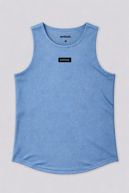 AirCore Race Singlet BLUE IS COOLER MAN - Enthst.com