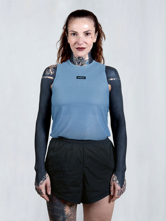 AirCore Race Singlet BLUE IS COOLER WOMAN - Enthst.com