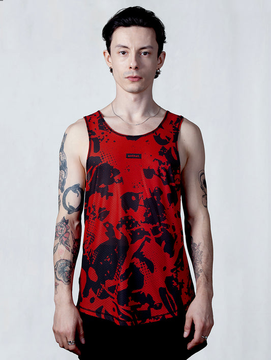 AirCore Race Singlet RED IS FASTER MAN - Enthst.com