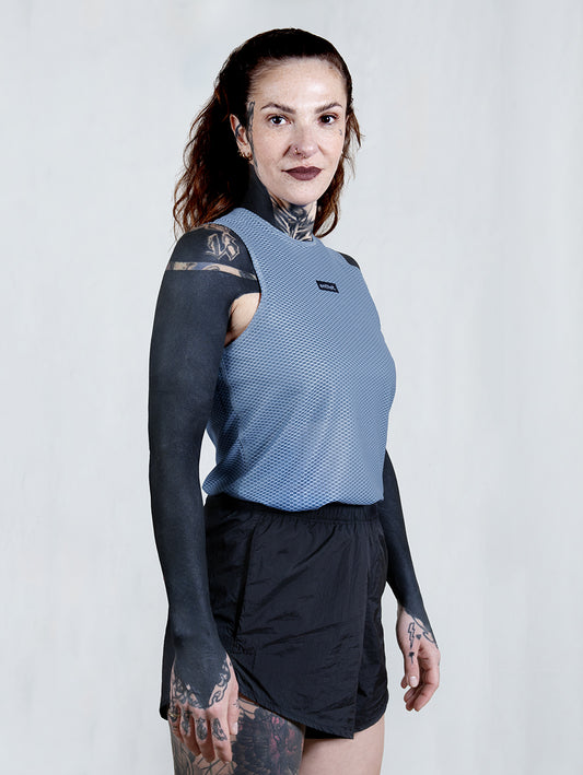 AirCore Race Singlet BLUE IS COOLER WOMAN - Enthst.com