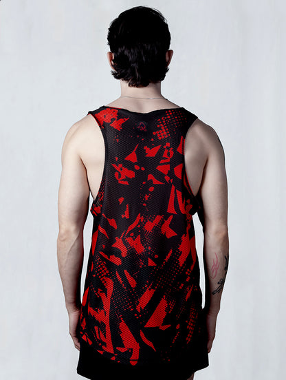 AirCore Race Singlet RED IS FASTER MAN - Enthst.com