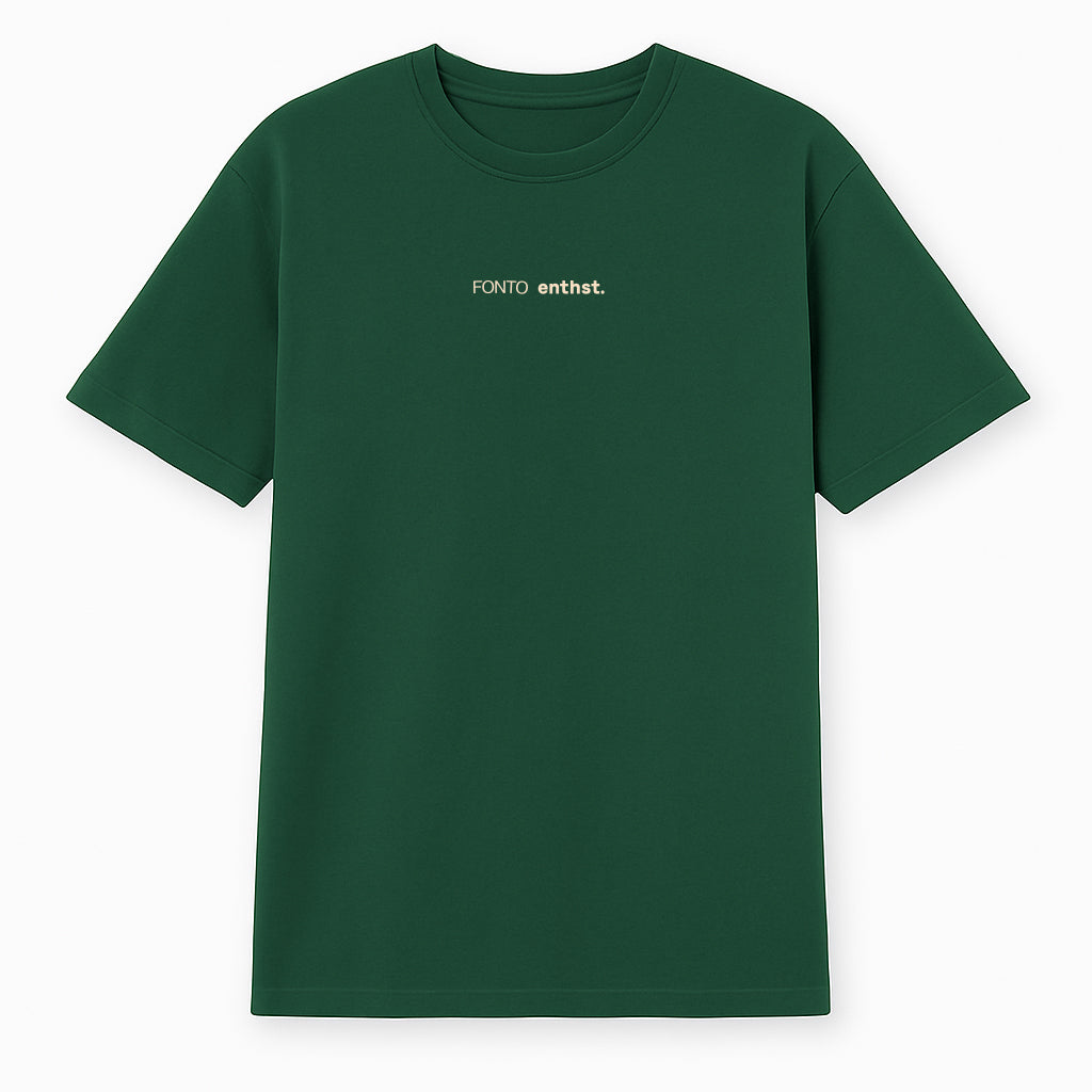 FONTOxENTHST RUNNING MATE T-SHIRT GREEN