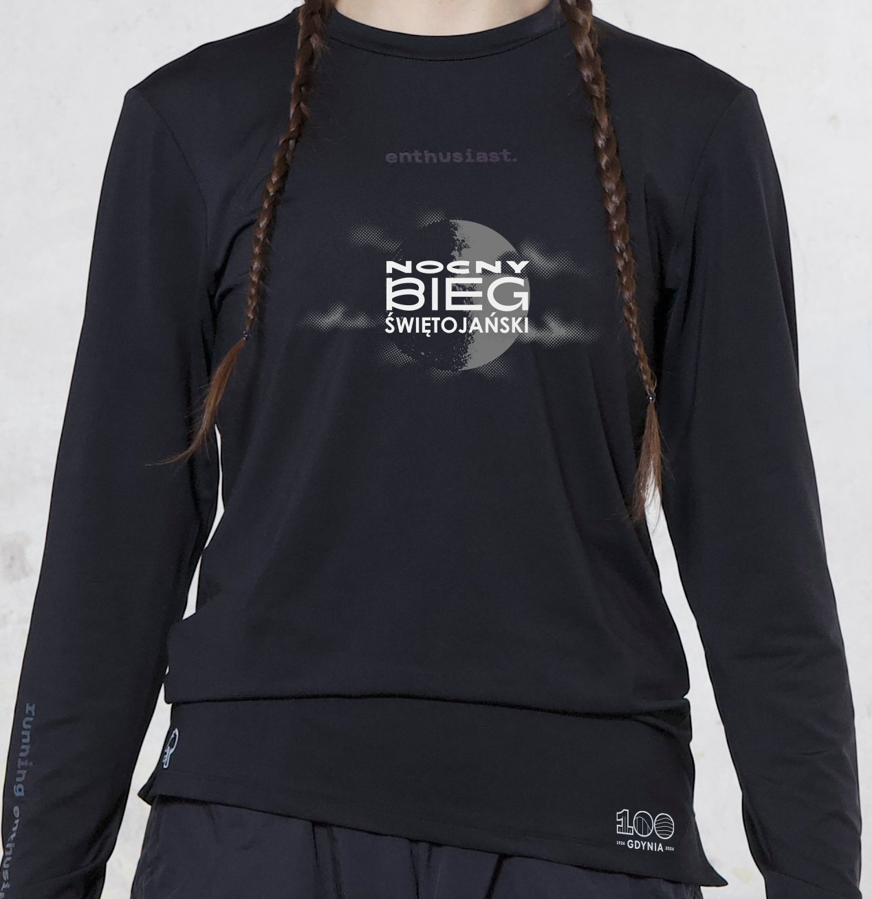 High-vis Longsleeve Damski 🌚 Nocny Bieg Świętojański - Enthst.com